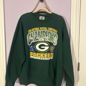 Green Packers Lee Green NFL Champions Crewneck Sweater
